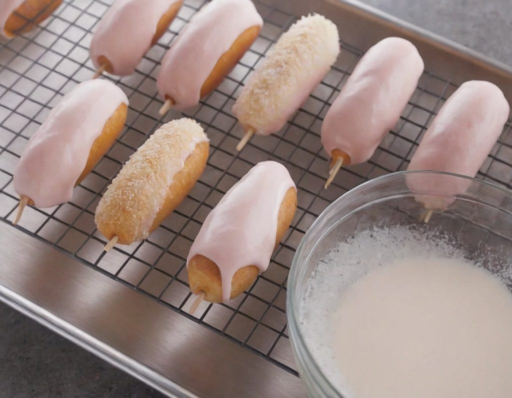 stick doughnuts