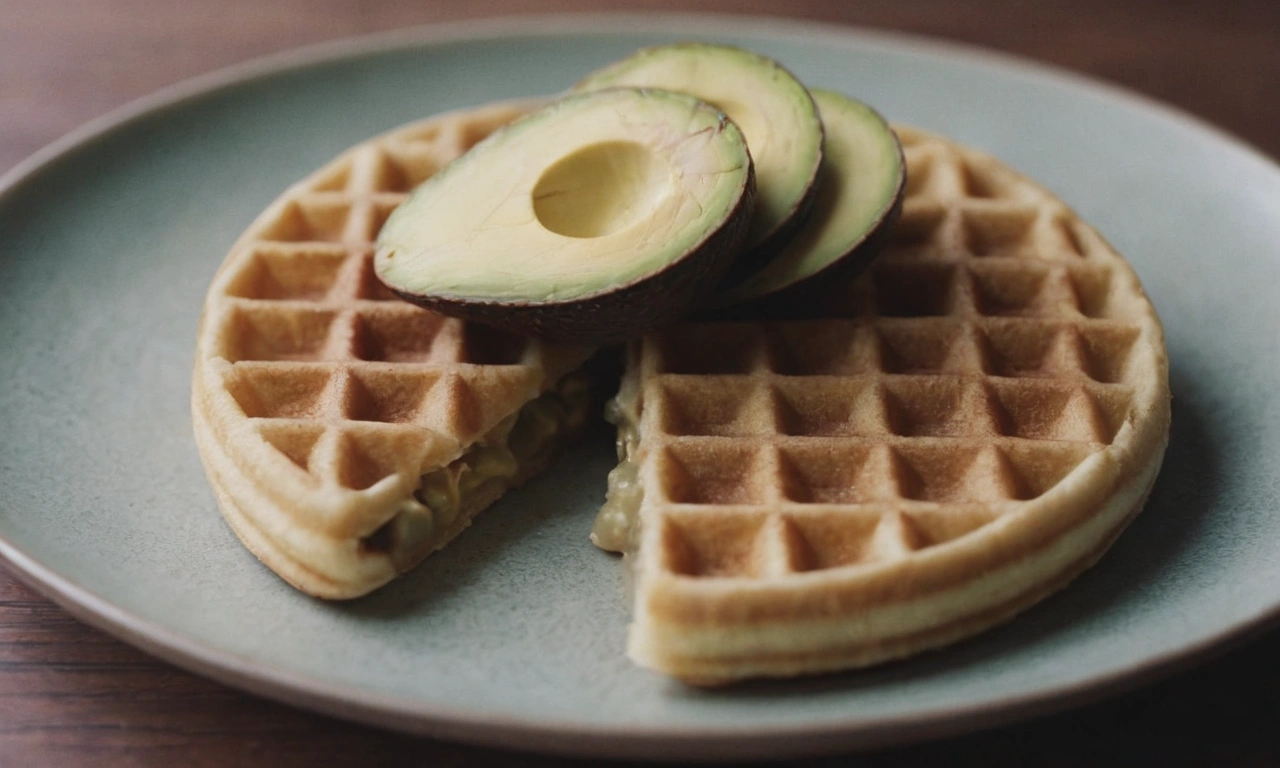 avocado waffles