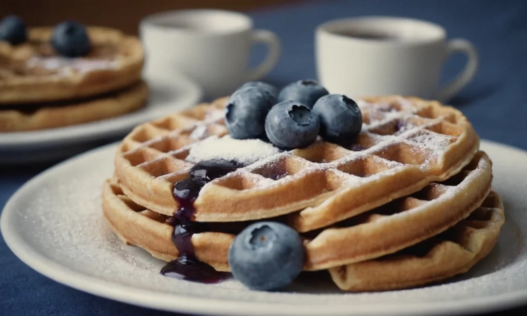 blueberry waffles