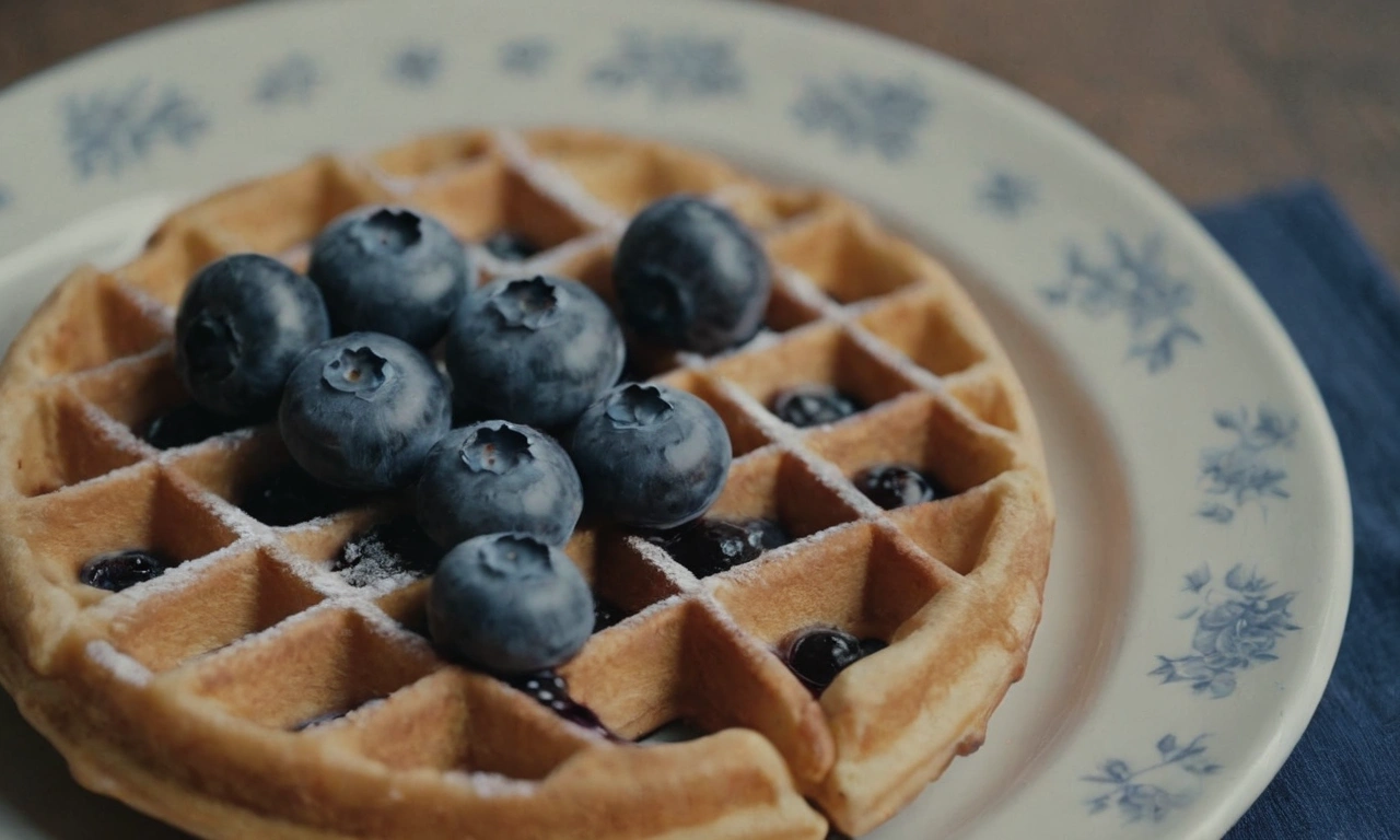 blueberry waffles