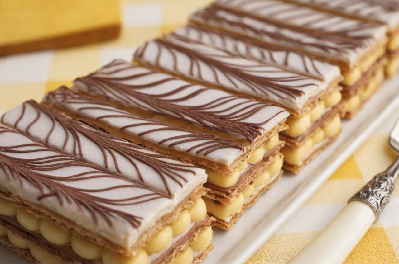 chocolate mille feuille