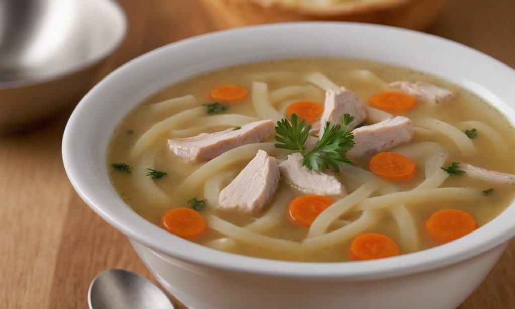 kluski chicken noodle soup