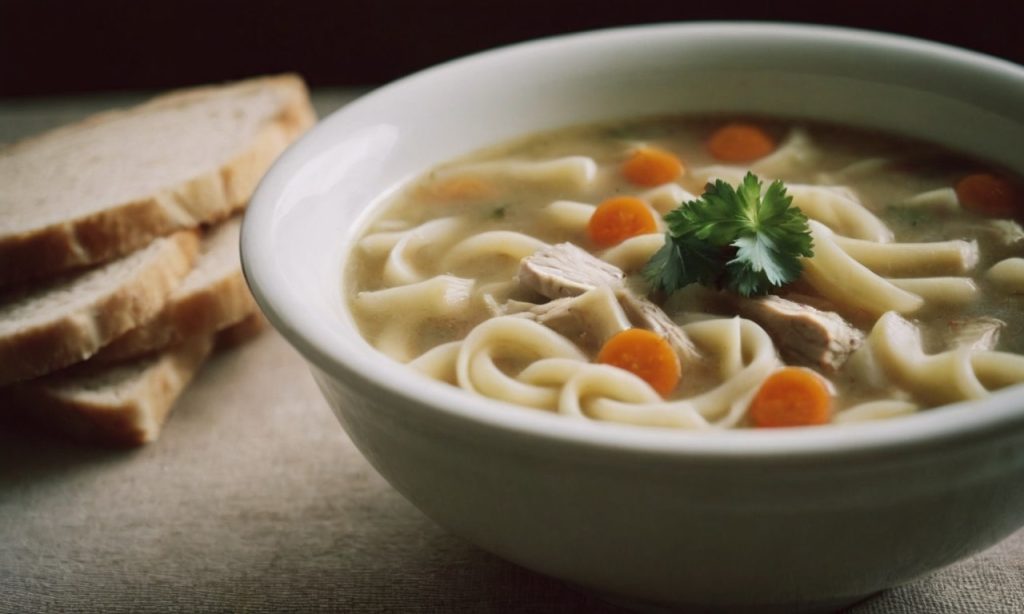 what to serve with chicken noodle soup