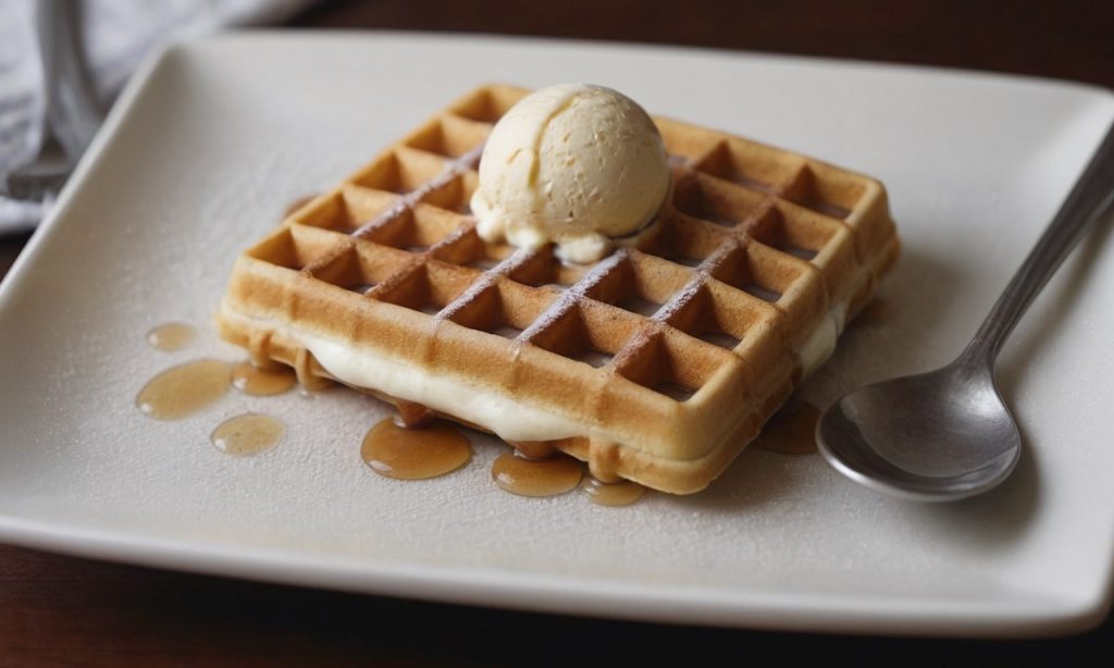 waffle ice cream