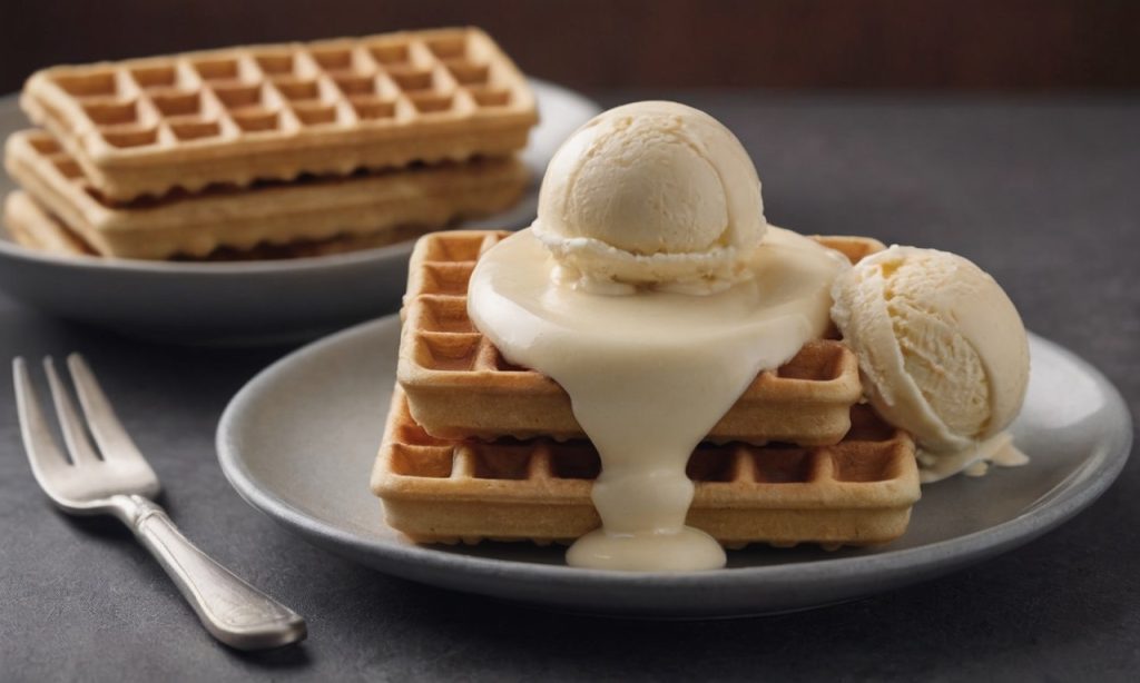 waffle ice cream