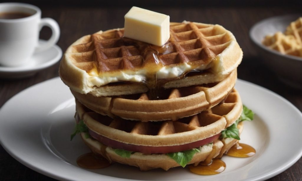 waffle sandwich