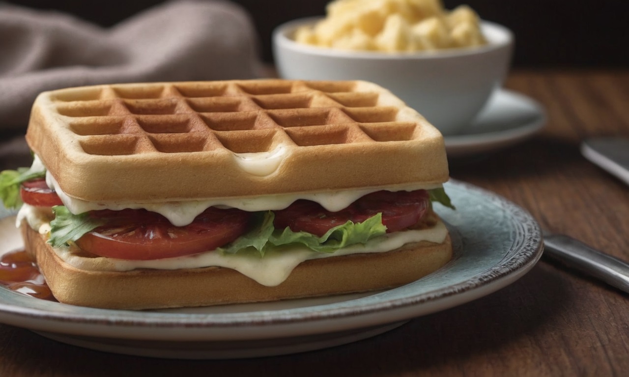 waffle sandwich